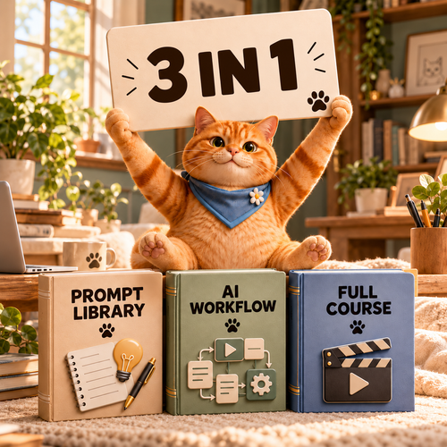 3-in-1 Bundle: Prompts + Workflow + Full Course